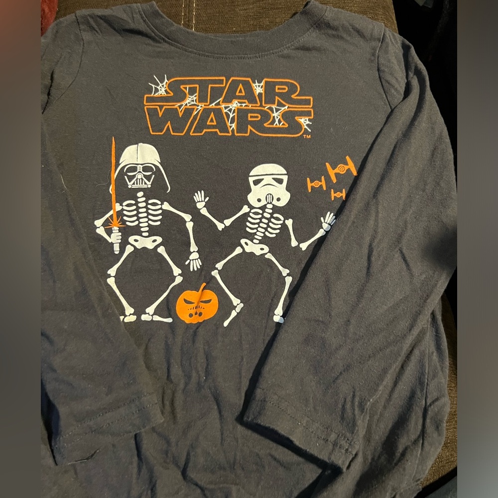 Gap kids Star Wars long sleeve Halloween tee